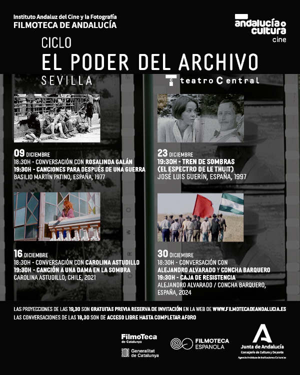 La Filmoteca de Andalucía proyecta en el Teatro Central en Navidad dos nuevas películas del ciclo ‘El poder del archivo’