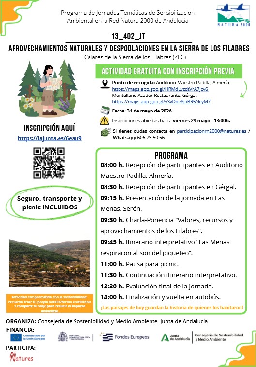 Aprovechamientos naturales y despoblaciones en la Sierra de los Filabres