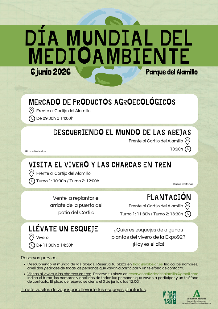 El Alamillo celebra Día Mundial del Medioambiente con actividades familiares y ecológicas