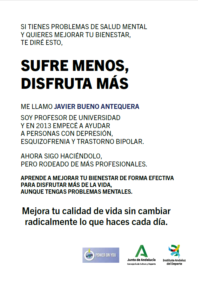 Portada publicación IAD "Sufre menos, disfruta más"