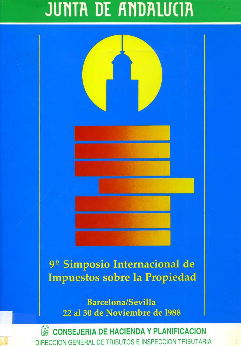   9º simposio internacional de impuestos sobre la propiedad : 28, 29 y 30 de noviembre 