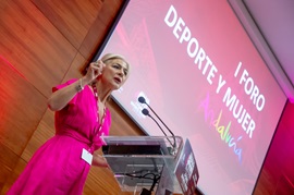 Del Pozo destaca la tendencia al alza de la práctica deportiva femenina en el I Foro de Deporte y Mujer Andalucía Del Pozo destaca la tendencia al alza de la práctica deportiva femenina en el I Foro de Deporte y Mujer Andalucía