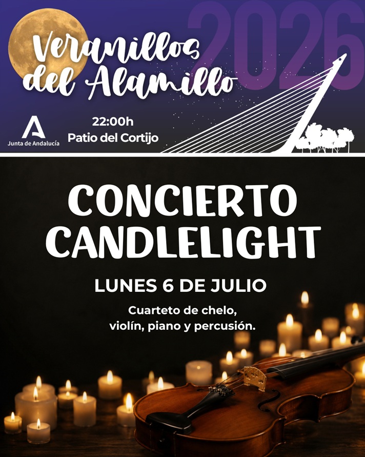 Los "Veranillos del Alamillo" arrancan con un viaje musical por grandes éxitos a la luz de las velas