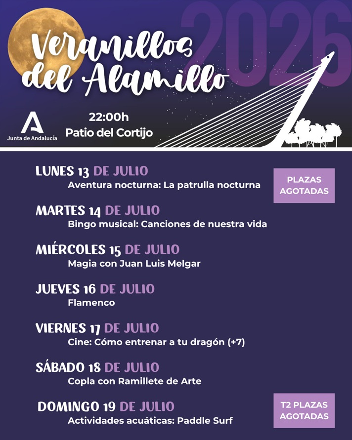 El Parque del Alamillo despliega una semana de magia, flamenco, cine y actividad