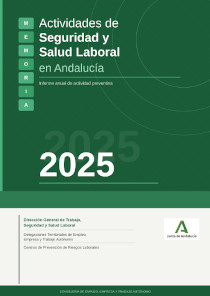Portada: Memoria. Actividades de Seguridad y Salud Laboral en Andalucía 2024 