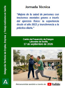 Jornada técnica 'Mejora de la salud de las personas con trastornos mentales graves a través del ejercicio físico: la experiencia desde el año 2013 y transferencia a la práctica diaria'