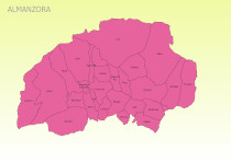 mapa Almanzora almeriense