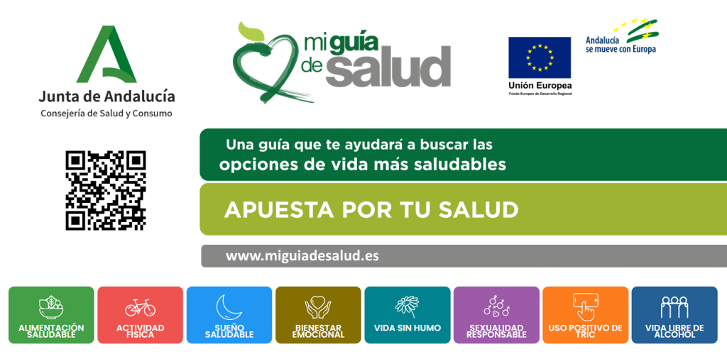 Cartel informativo del portal web Mi Guía de Salud