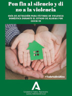 Portada de la guía de actuación para víctimas de violencia doméstica durante el estado de alarma por covid-19