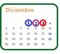 Calendario actividades diciembre