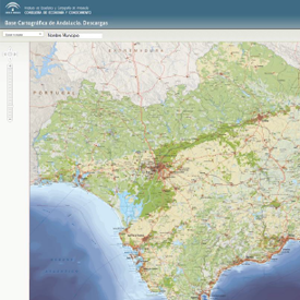 Detalle Base Cartográfica de Andalucía 3