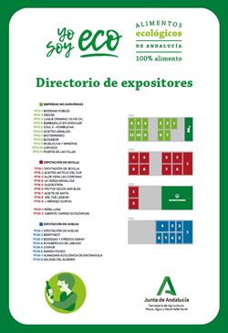 listasdo de expositores organic food iberia andalucia