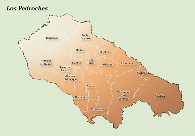 Mapa Los Pedroches baja res