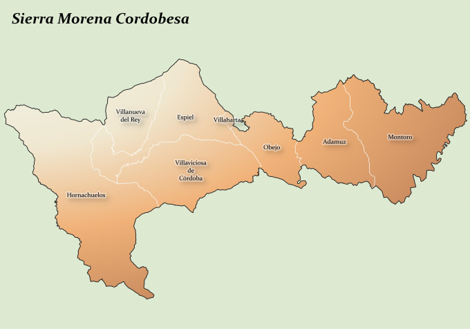 Mapa Sierra Morena Cordobesa baja res