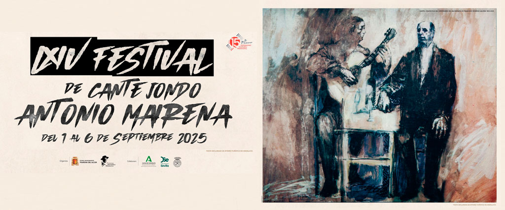 Cartel de la edición 2025 del Festival de Cante Jondo Antonio Mairena